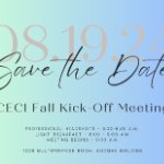 CECI Fall Kick-Off Meeting on August 19, 2024